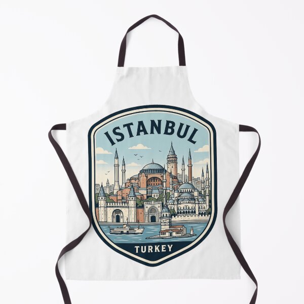 Item preview, Vintage Istanbul Turkey Travel Badge Skyline designed and sold by k3rstman1.
