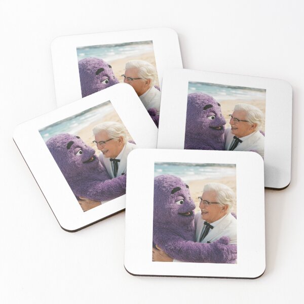 Item preview, Colonel sanders grimace  ronald mcdonald meme memes funny parody birthday christmas birthday  designed and sold by CheeseBlueprint.