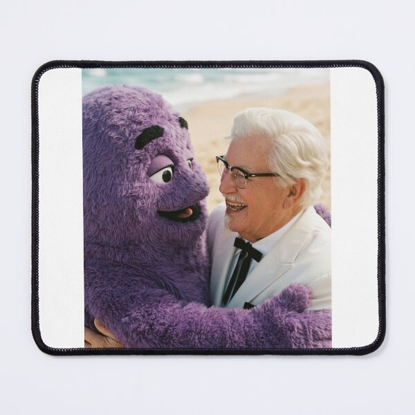 Item preview, Colonel sanders grimace  ronald mcdonald meme memes funny parody birthday christmas birthday  designed and sold by CheeseBlueprint.