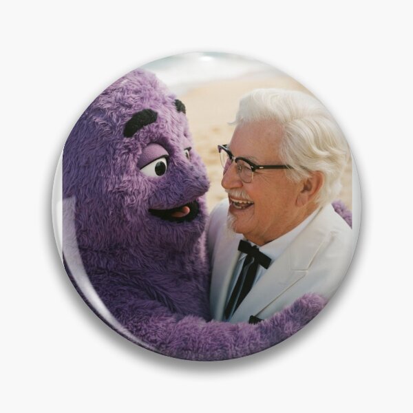 Item preview, Colonel sanders grimace  ronald mcdonald meme memes funny parody birthday christmas birthday  designed and sold by CheeseBlueprint.