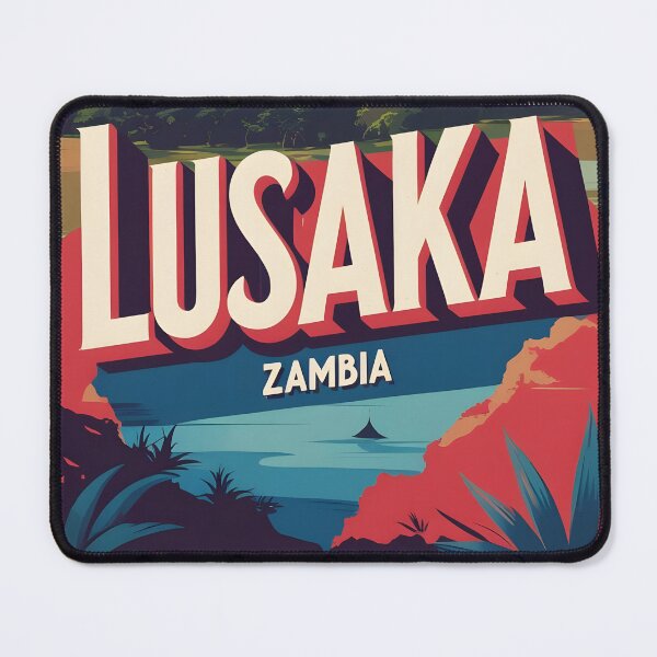 Item preview, Lusaka Zambia Vintage Travel Tourism designed and sold by TravelersGems.