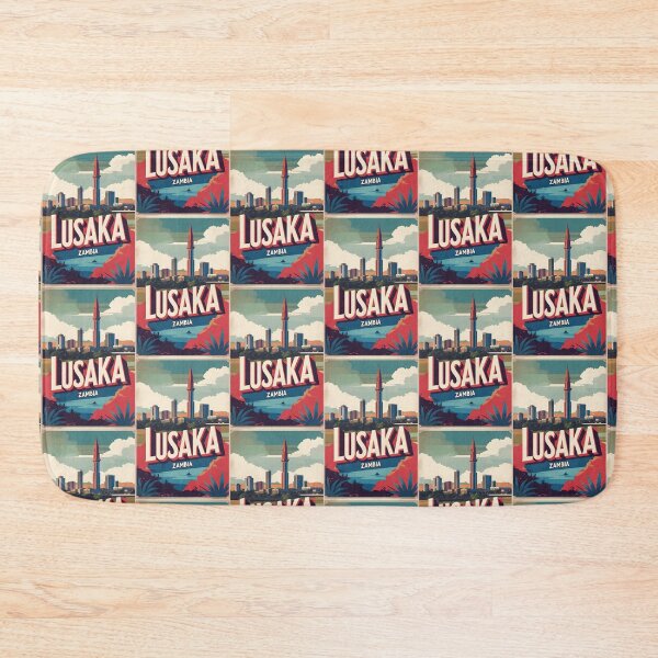 Item preview, Lusaka Zambia Vintage Travel Tourism designed and sold by TravelersGems.