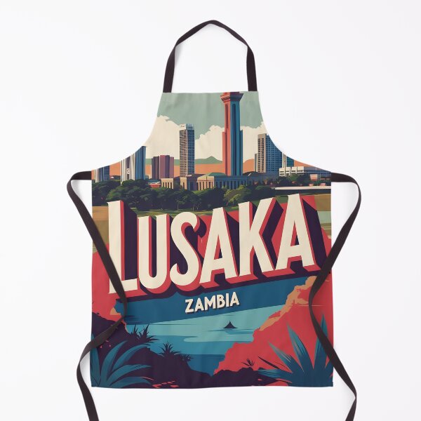 Item preview, Lusaka Zambia Vintage Travel Tourism designed and sold by TravelersGems.