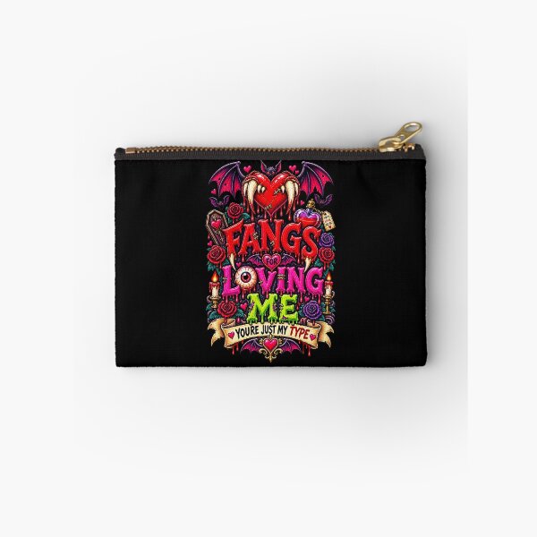 Item preview, DARK LOVE ❤️ - MONSTER ROMANCE COLLETION -  VAMPIRE LOVE -  FANGS FOR LOVING ME - YOU'RE JUST MY TYPE - v2 designed and sold by WheelieGdArt.