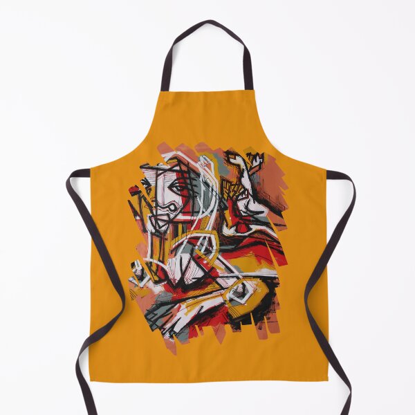 Item preview, Handmade Cubist Neo-Expressionist Portrait - Terracotta Motion designed and sold by supernikol.