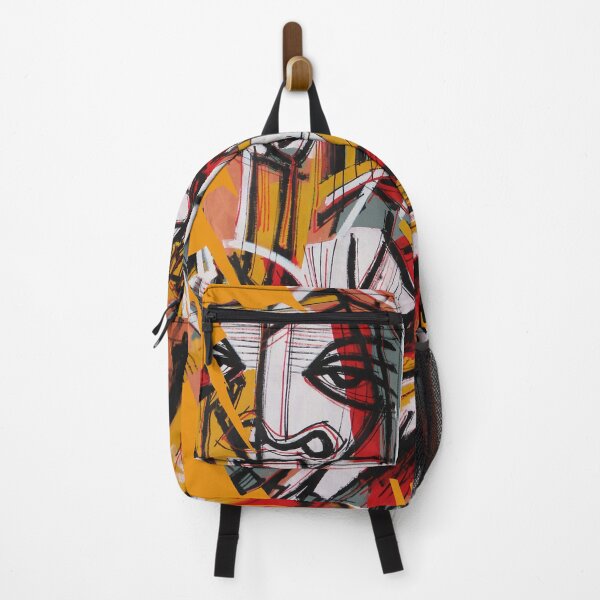 Item preview, Handmade Cubist Neo-Expressionist Portrait - Terracotta Motion designed and sold by supernikol.