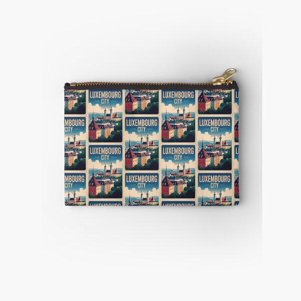 Item preview, Luxembourg City Vintage Travel Tourism designed and sold by TravelersGems.