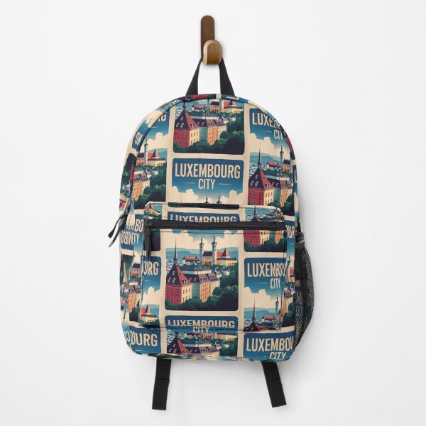 Item preview, Luxembourg City Vintage Travel Tourism designed and sold by TravelersGems.