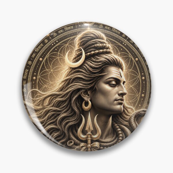 Item preview, Mystical Shiva (golden) designed and sold by Digitalys Studios.
