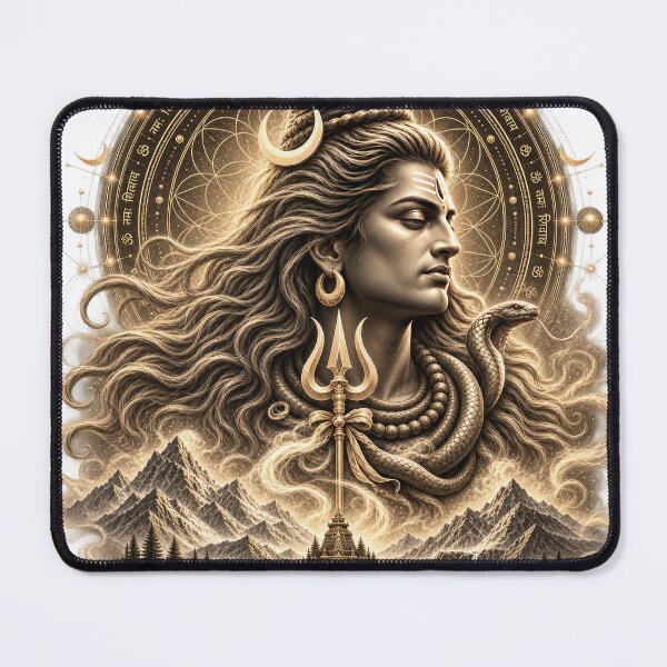 Item preview, Mystical Shiva (golden) designed and sold by Digitalys Studios.