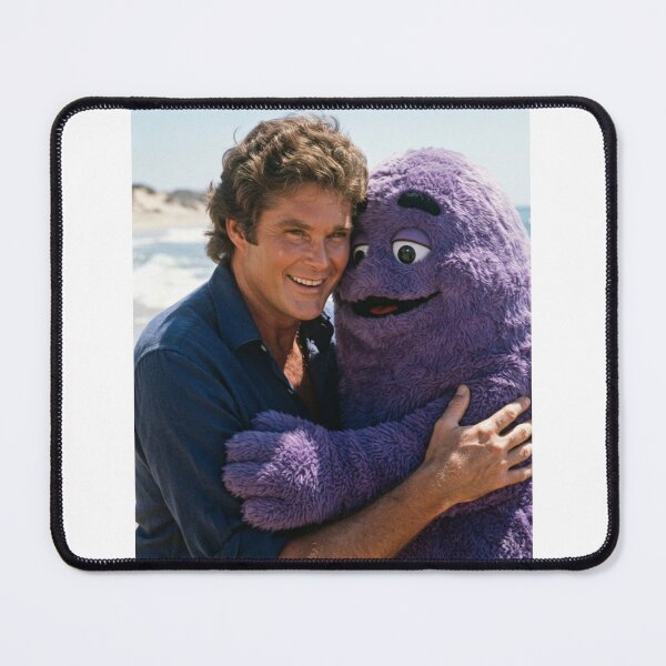 Item preview, David hasselhoff grimace ronald mcdonald meme memes funny parody birthday christmas birthday designed and sold by CheeseBlueprint.