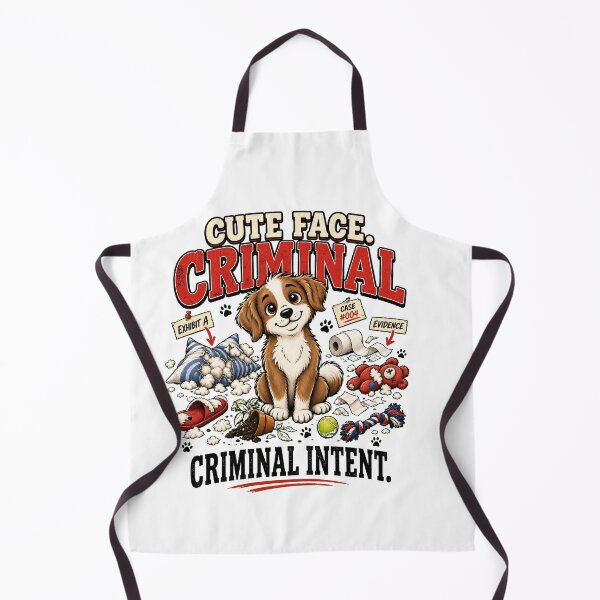 Item preview, Cute Face Criminal Intent | Funny Mischievous Dog T-Shirt designed and sold by VIBECANVASSHOP .