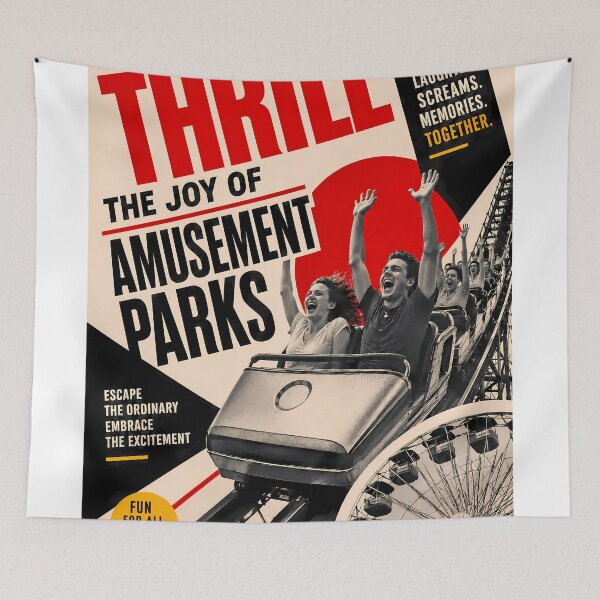 Item preview, Wall Art - Poster - Thrill of the Ride designed and sold by ForeverPrintsOK.