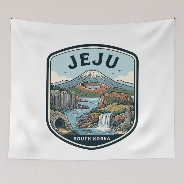 Item preview, Jeju Island South Korea Travel Badge designed and sold by k3rstman1.