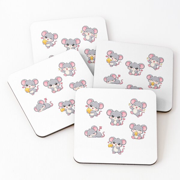 Item preview, Cute Kawaii Mousies designed and sold by odkocreative.