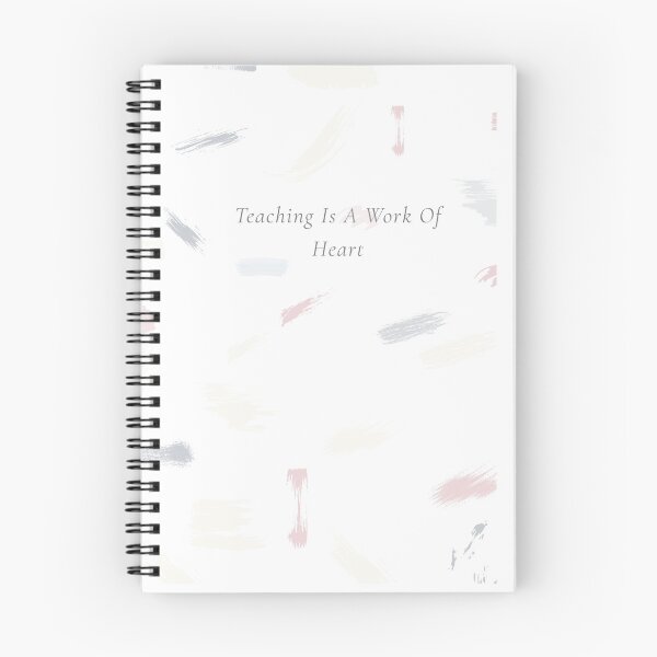 Item preview, Teaching Is A Work Of Heart Minimalist Pastel Paint Strokes Teacher Gift designed and sold by ShapingMinds.