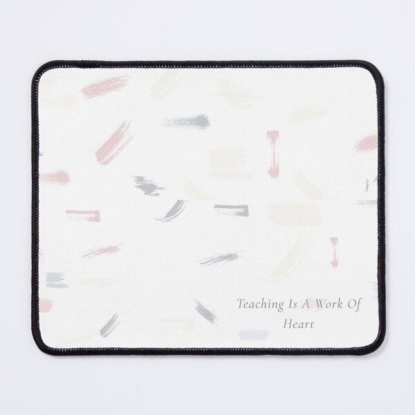 Item preview, Teaching Is A Work Of Heart Minimalist Pastel Paint Strokes Teacher Gift designed and sold by ShapingMinds.