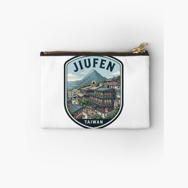 Item preview, Jiufen Taiwan Vintage Travel Poster Emblem designed and sold by k3rstman1.