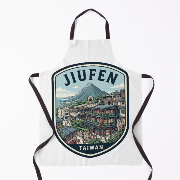 Item preview, Jiufen Taiwan Vintage Travel Poster Emblem designed and sold by k3rstman1.