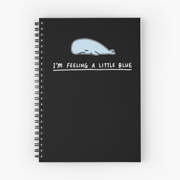 Item preview, I'm Feeling a Little Blue, Funny Blue Whale designed and sold by NoetherSym.