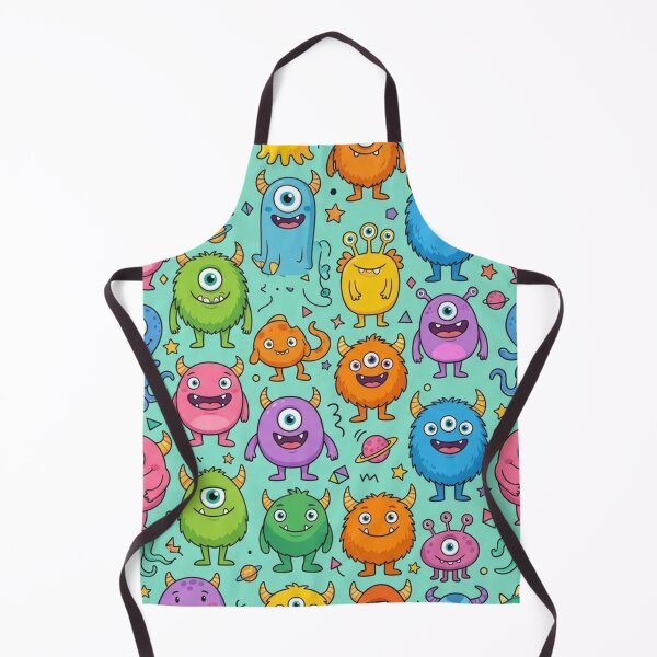 Item preview, Cute Colorful Monster Seamless Pattern designed and sold by lungpleecha.