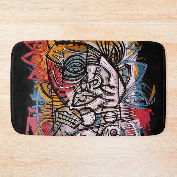 Item preview, Handmade Neo-Expressionist Totem Portrait - Midnight Majesty designed and sold by supernikol.
