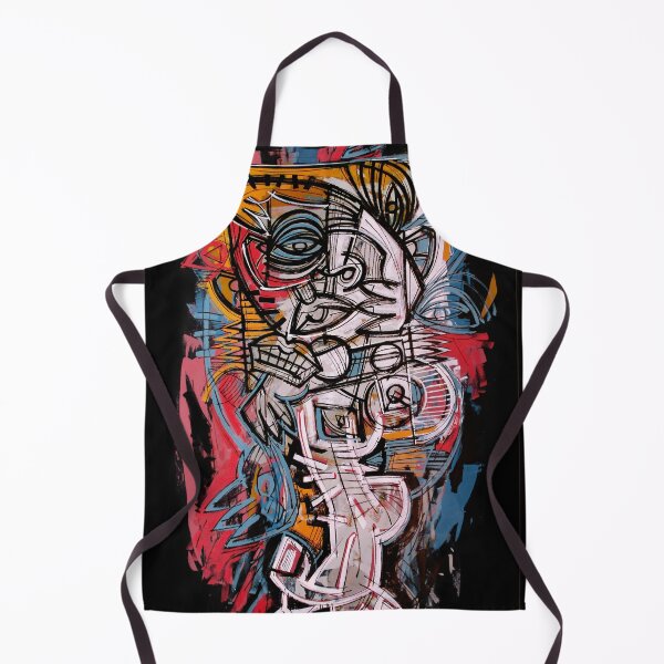 Item preview, Handmade Neo-Expressionist Totem Portrait - Midnight Majesty designed and sold by supernikol.