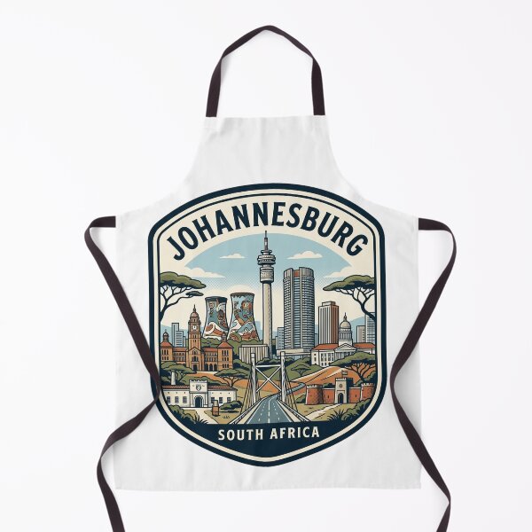 Item preview, Johannesburg South Africa Skyline Travel Badge designed and sold by k3rstman1.