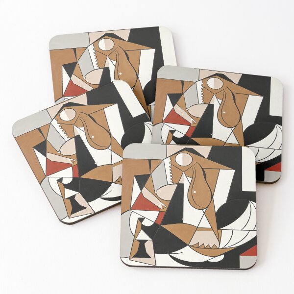 Item preview, cubist animal artwork designed and sold by forget45studio.