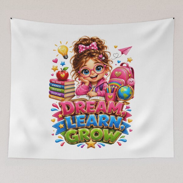 Item preview, Dream Learn Grow Ready For School Girl Edition designed and sold by KLERIKSTORE.
