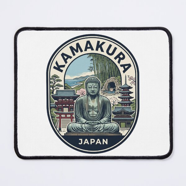Item preview, Kamakura Japan Great Buddha Travel Badge designed and sold by k3rstman1.