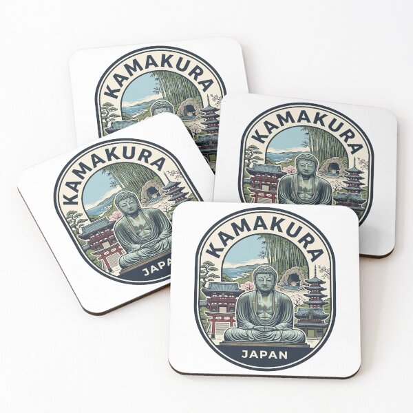 Item preview, Kamakura Japan Great Buddha Travel Badge designed and sold by k3rstman1.