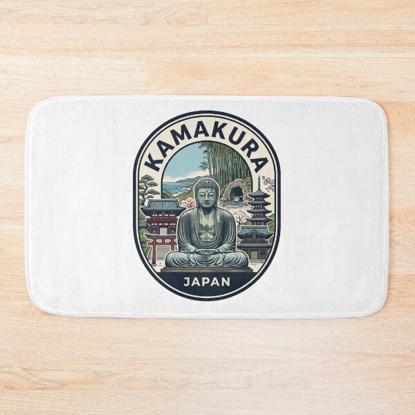 Item preview, Kamakura Japan Great Buddha Travel Badge designed and sold by k3rstman1.