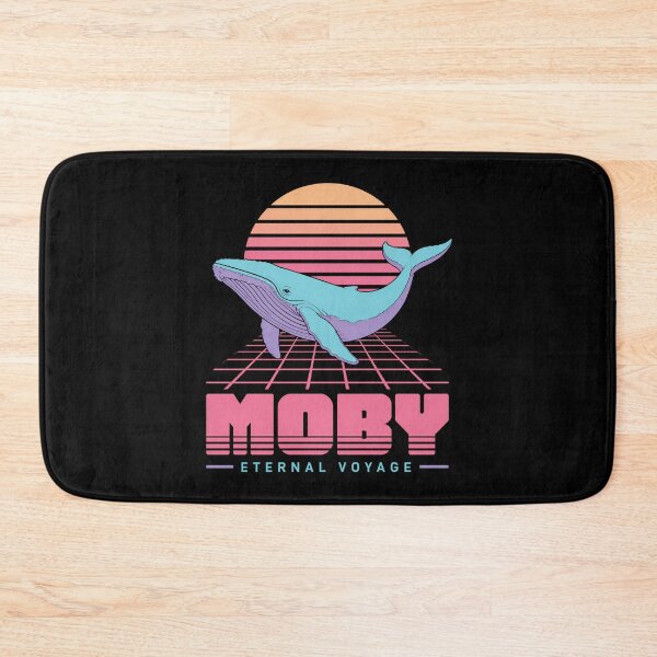 Item preview, Moby Eternal Voyage Retro Vaporwave Whale designed and sold by Fenay Designs.