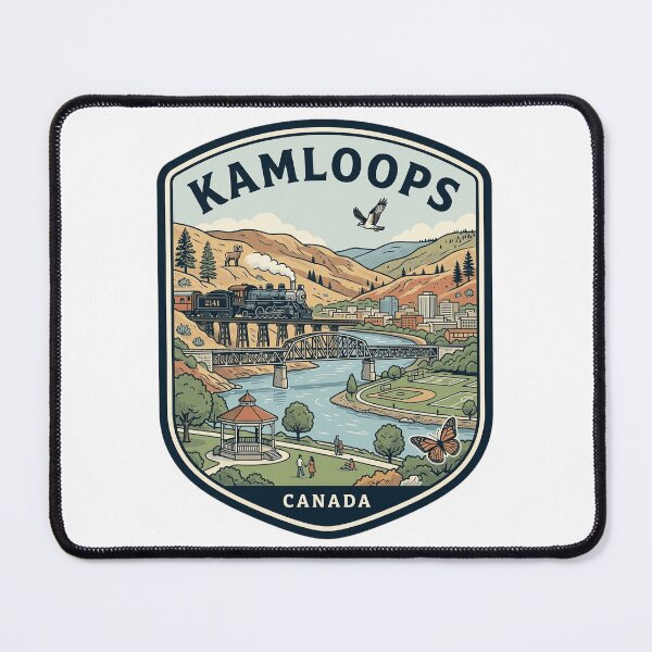 Item preview, Kamloops British Columbia Canada Vintage Travel Emblem designed and sold by k3rstman1.