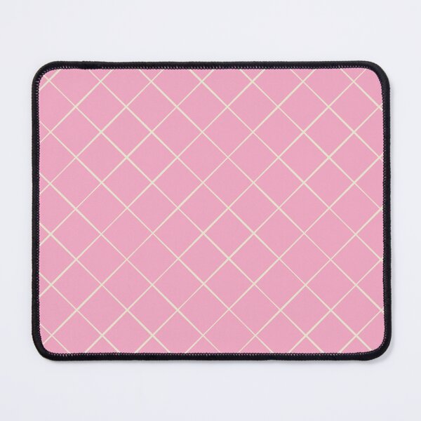 Item preview, Copy of Diagonal Trellis Grid in Pink on Cream designed and sold by Ema Tudose.