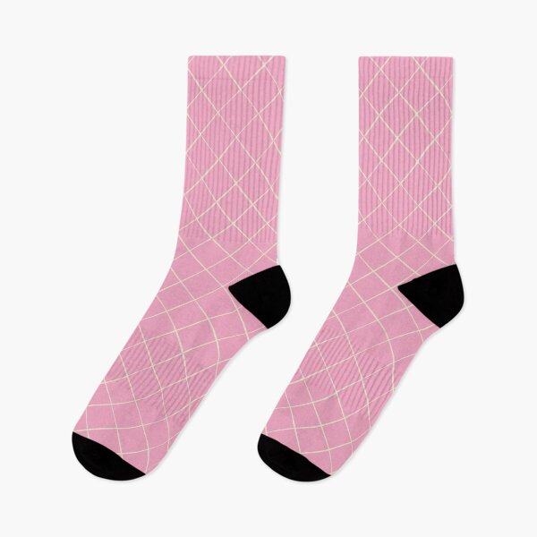 Item preview, Copy of Diagonal Trellis Grid in Pink on Cream designed and sold by Ema Tudose.