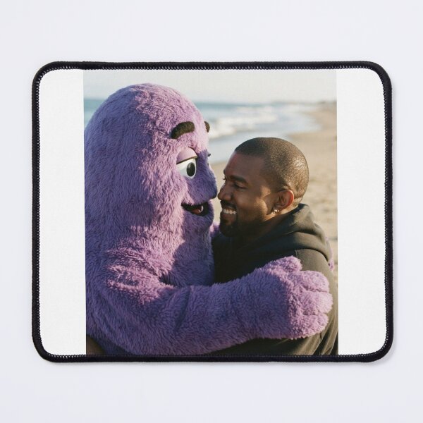 Item preview, Kanye west grimace ronald mcdonald meme memes funny parody birthday christmas birthday designed and sold by CheeseBlueprint.