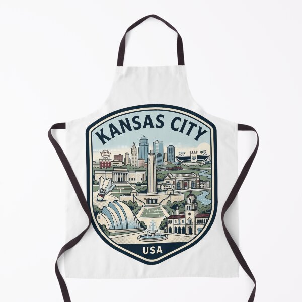 Item preview, Kansas City Skyline Retro Travel Badge designed and sold by k3rstman1.