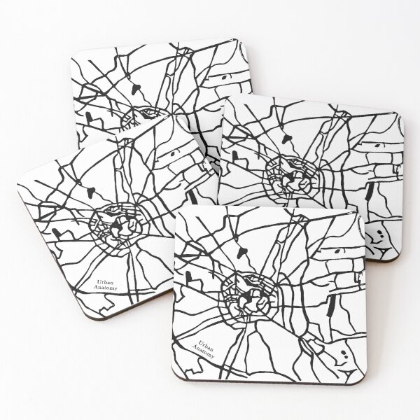 Item preview, Linocut: Abstract anatomy of the city of Milan designed and sold by studio anjbe.