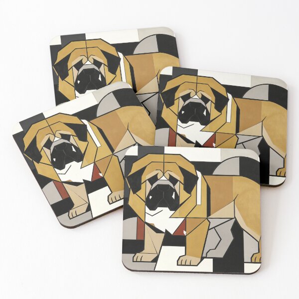 Item preview, cubist animal artwork designed and sold by forget45studio.