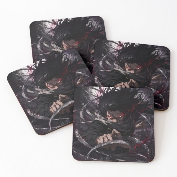 Item preview, Dark Scarf Warrior – Red Eye Shadow Fighter Anime-Inspired Artwork designed and sold by Dyan4.