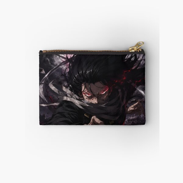 Item preview, Dark Scarf Warrior – Red Eye Shadow Fighter Anime-Inspired Artwork designed and sold by Dyan4.