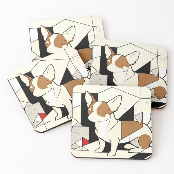 Item preview, cubist animal artwork designed and sold by forget45studio.