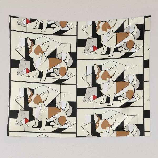 Item preview, cubist animal artwork designed and sold by forget45studio.