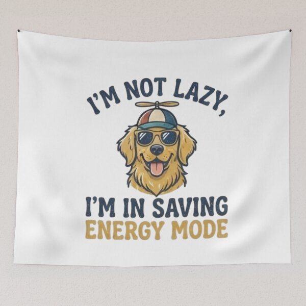 Item preview, Funny Golden Retriever Saving Energy Mode Dog Love designed and sold by FABIOLA1970.