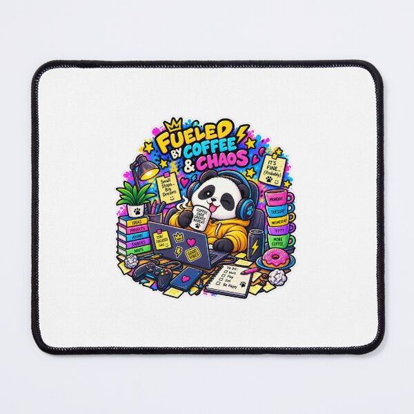 Item preview, Fueled by Coffee & Chaos designed and sold by MohamedAbozaid1.