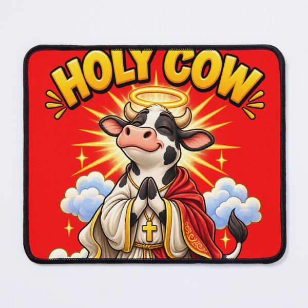 Item preview, Holy Cow Funny Saint Cow designed and sold by Laughprints.