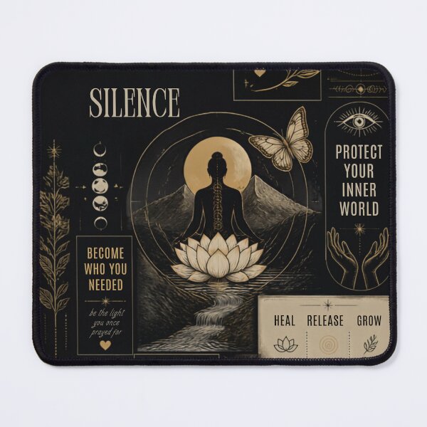 Item preview, Heal in Silence Inner Peace designed and sold by Hayir Design.