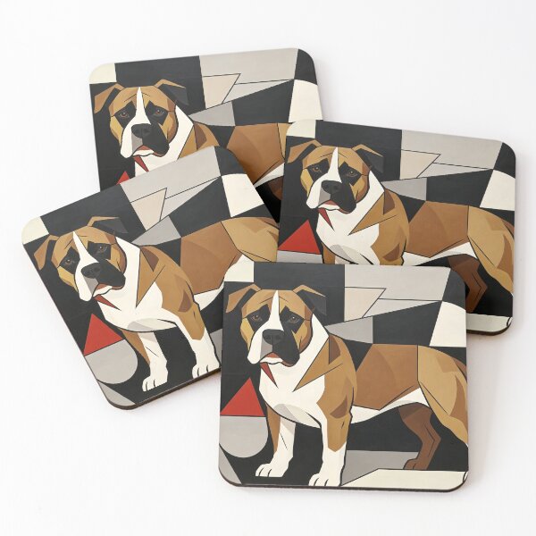 Item preview, cubist animal artwork designed and sold by forget45studio.